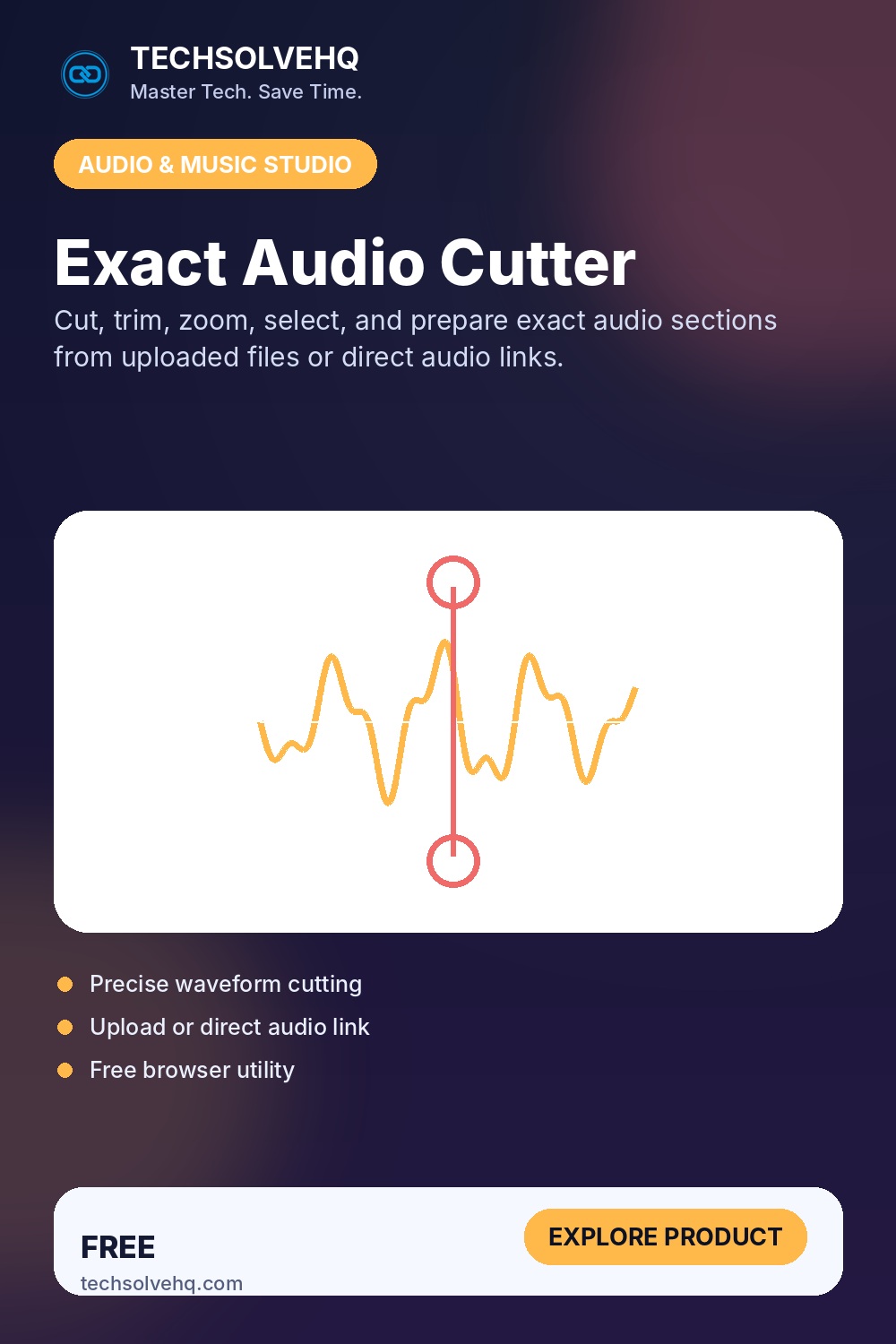 Exact Audio Cutter product graphic