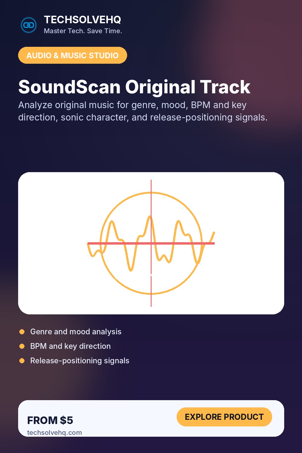 SoundScan Original Track product graphic