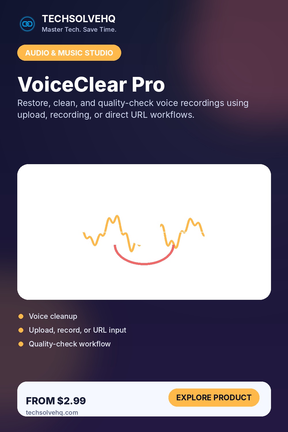 VoiceClear Pro product graphic